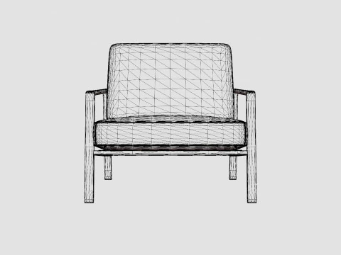 Lyra armchair 3D Model