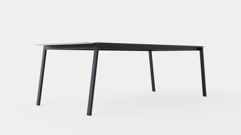 Lyra dining table 3D Model .c4d .max .obj .3ds .fbx .stl .blend 