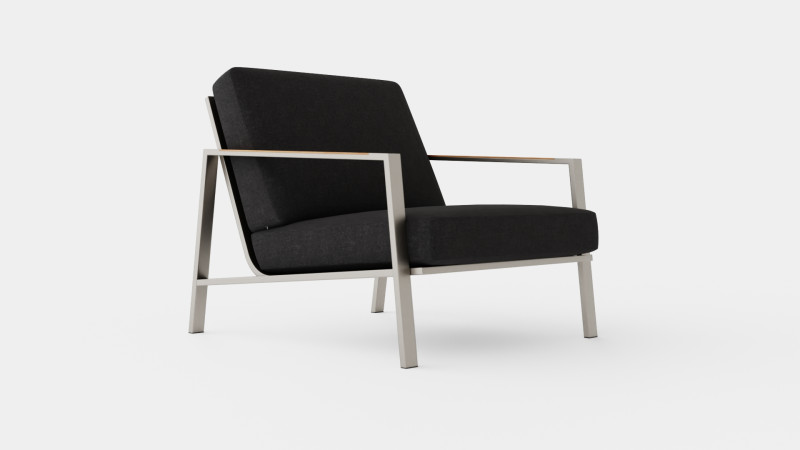 Naos armchair 3D Model .c4d .max .obj .3ds .fbx .stl .blend 