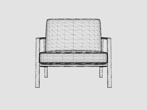 Naos armchair 3D Model