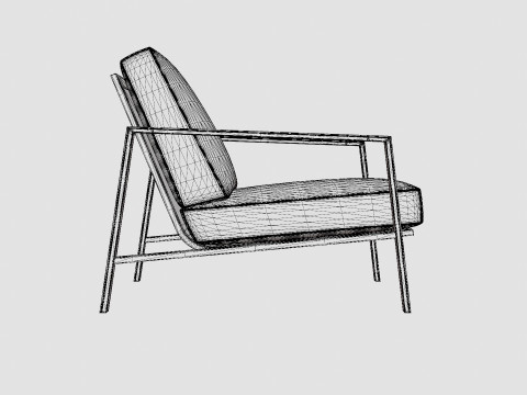 Naos armchair 3D Model