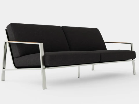 Naos 2 5-seater sofa 3D Model