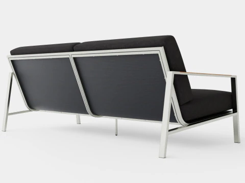 Naos 2 5-seater sofa 3D Model