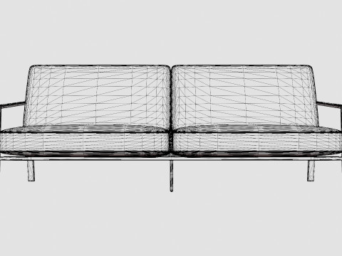 Naos 2 5-seater sofa Modèle 3D