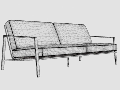 Naos 2 5-seater sofa 3D Model