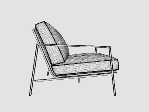 Naos 2 5-seater sofa 3D Model