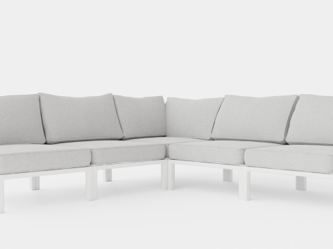 Leone sofa group 3D Model