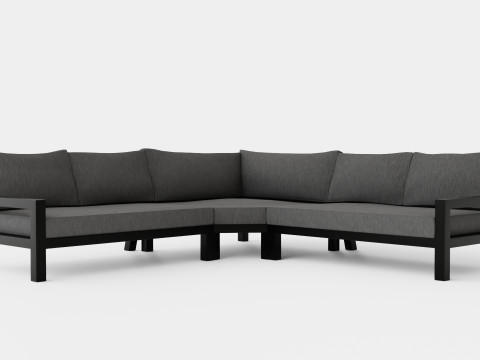 Stettler sofa set 3D Model