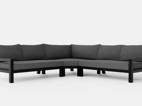 ステトラーソファセット 3Dモデル