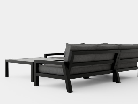 Stettler sofa set 3D मॉडल