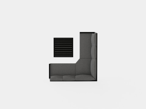 Stettler sofa set 3D मॉडल