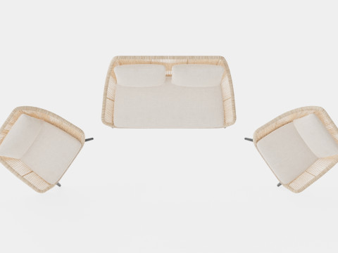 Pembroke sofa set 3D Модель