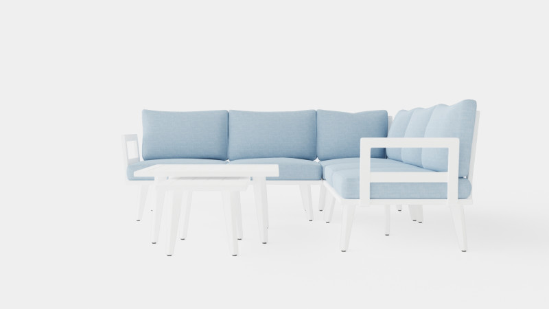 Villac sofa set 3Dモデル .c4d .max .obj .3ds .fbx .stl .blend 