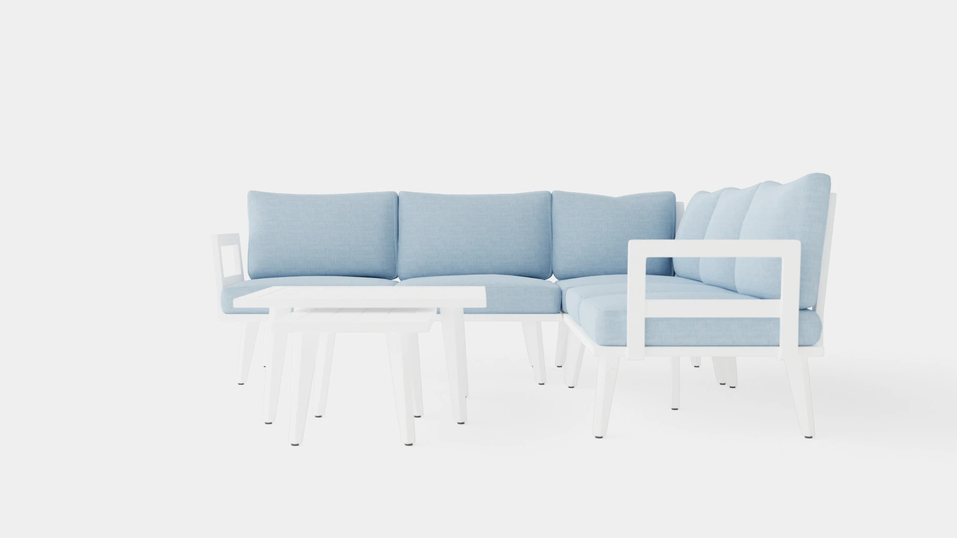 Villac sofa set 3D Model .c4d .max .obj .3ds .fbx .stl .blend 