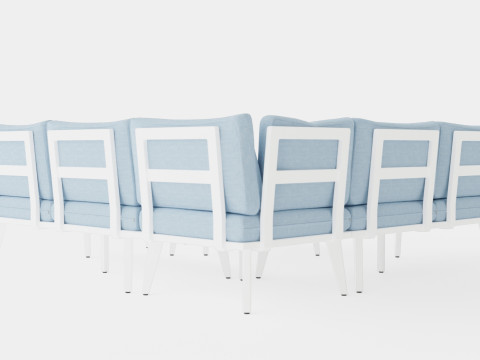 Villac sofa set 3Dモデル