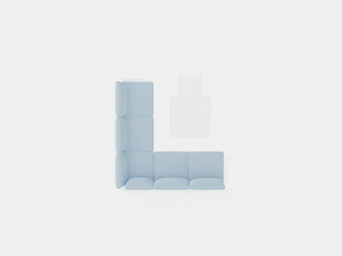 Villac sofa set 3D Model