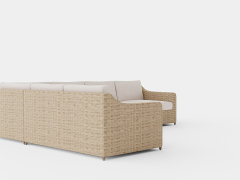 Glendon sofa set 3D Model