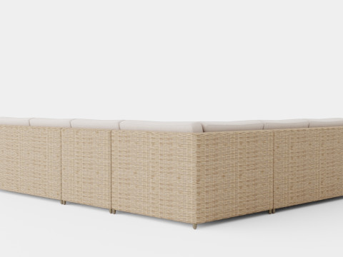 Glendon sofa set 3D Model