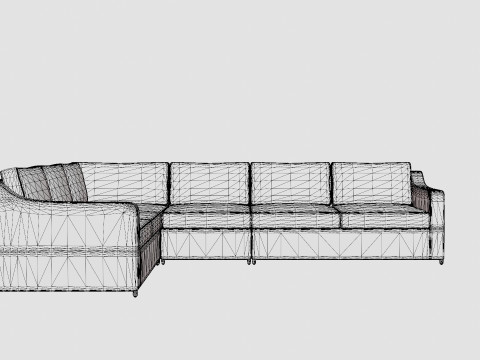 Glendon sofa set 3D Model