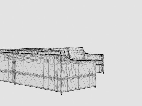 Glendon sofa set 3D Model