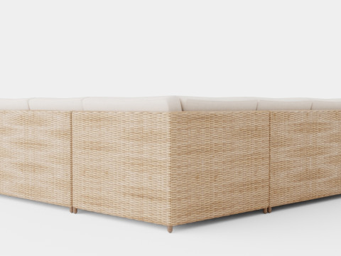 Glendon sofa set 3D Model