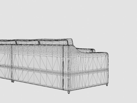 Glendon sofa set 3D Model