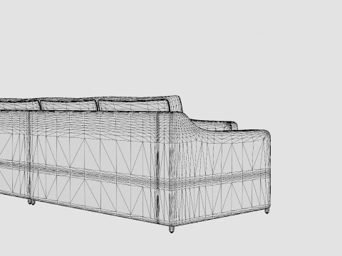 Glendon sofa set 3D Model