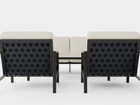 Lyra sofa set Modelo 3D