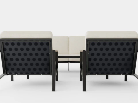 Lyra sofa set 3D Model