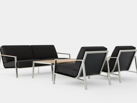 Naos sofa set 3D Model