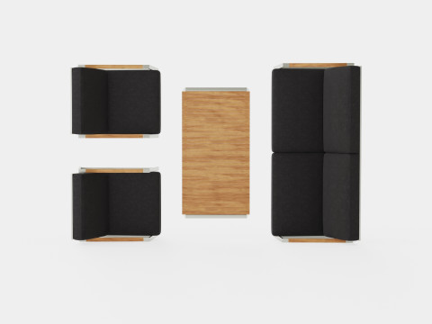 Naos sofa set 3D Модель