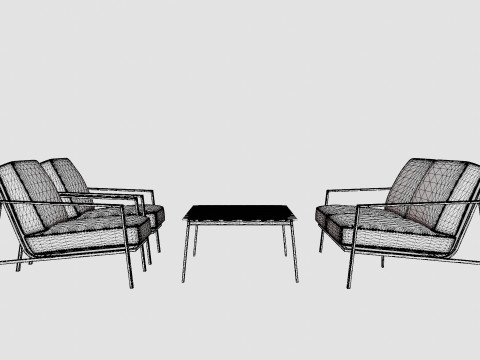 Naos sofa set 3D Модель