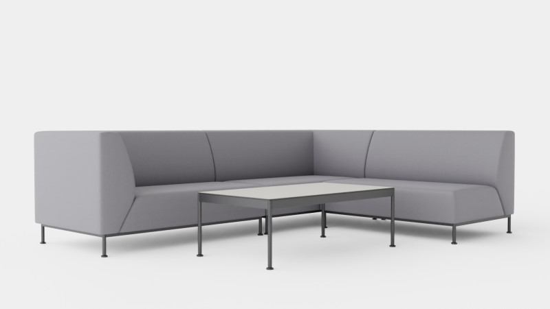 Aurora sofa set Model 3D .c4d .max .obj .3ds .fbx .stl .blend 