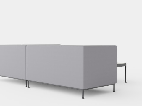 Aurora sofa set Model 3D
