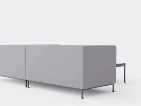 Aurora sofa set 3D Model