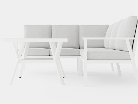 Samvaro sofa set 3D Model