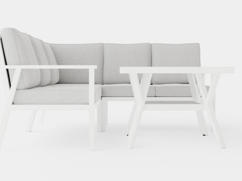 Samvaro sofa set 3D Model