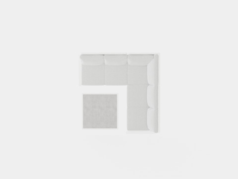 Samvaro sofa set 3D Model