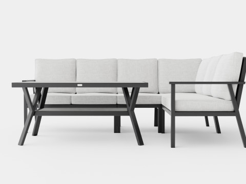 Samvaro sofa set 3D Modell
