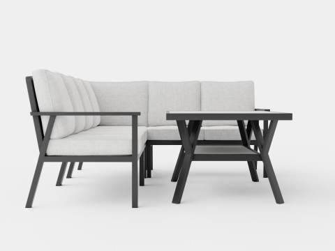Samvaro sofa set 3D Modell