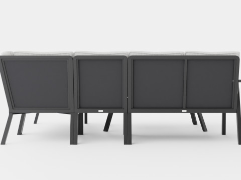 Samvaro sofa set 3D Modell