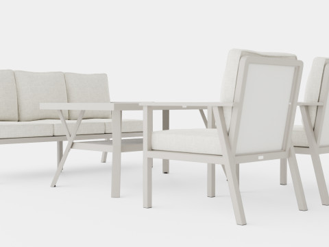 Samvaro sofa set Modelo 3D