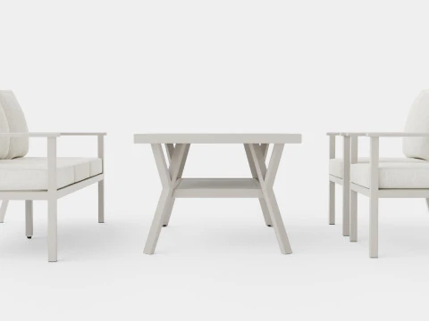 Samvaro sofa set 3D Model