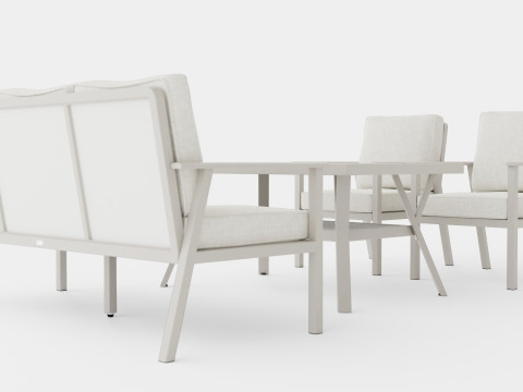 Samvaro sofa set Modelo 3D