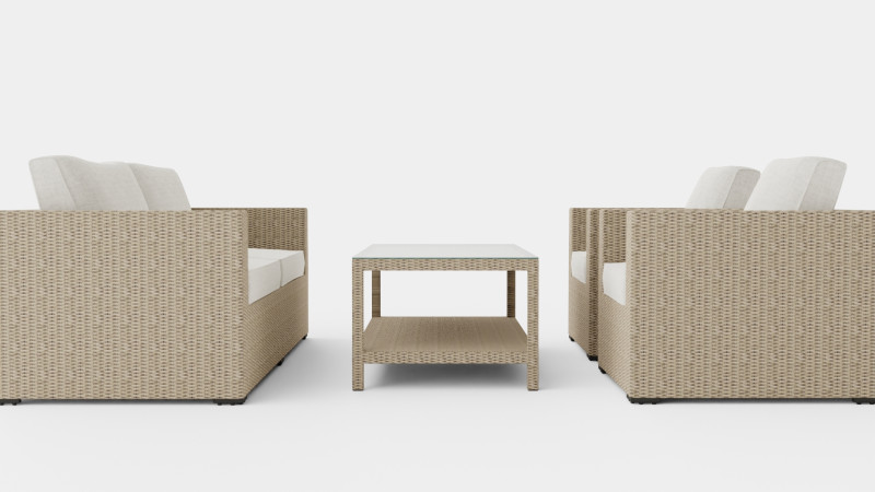 Hosta sofa set 3D मॉडल .c4d .max .obj .3ds .fbx .stl .blend 