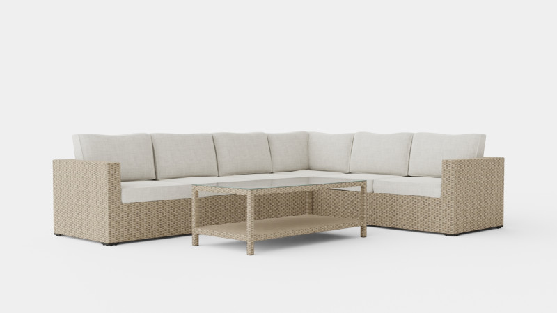 Hosta sofa set 3D 模型 .c4d .max .obj .3ds .fbx .stl .blend 