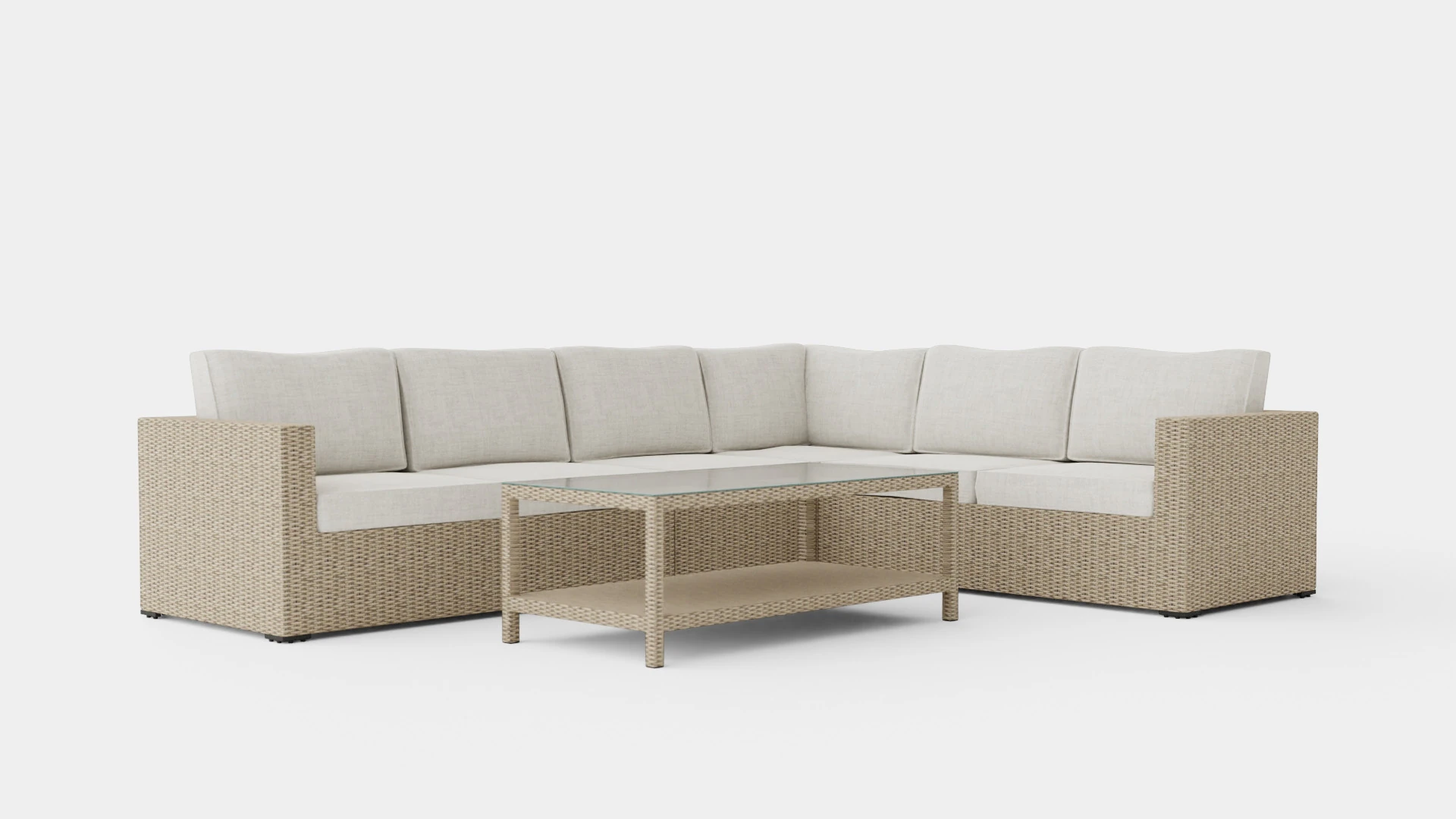 Hosta sofa set 3D Model .c4d .max .obj .3ds .fbx .stl .blend
