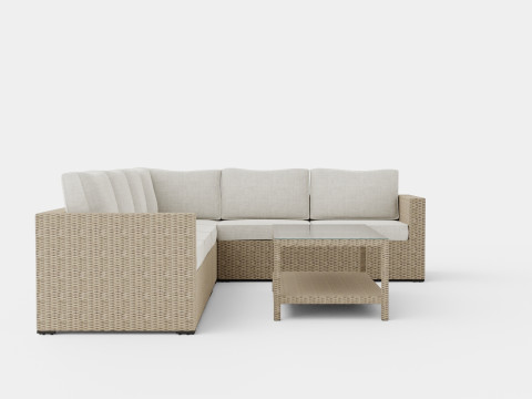 Hosta sofa set 3D 模型