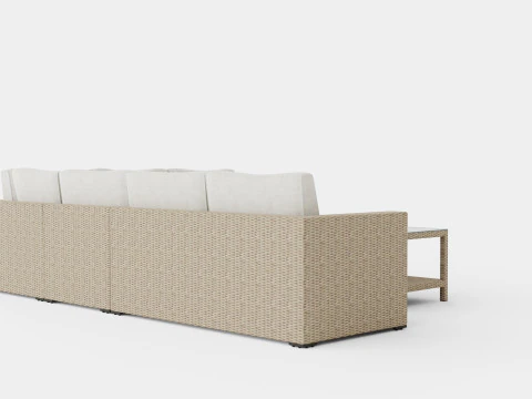 Hosta sofa set 3D Model