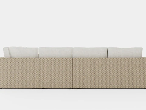 Hosta sofa set 3D Model